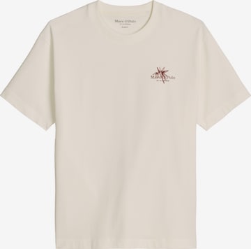 T-Shirt Marc O'Polo en blanc : devant