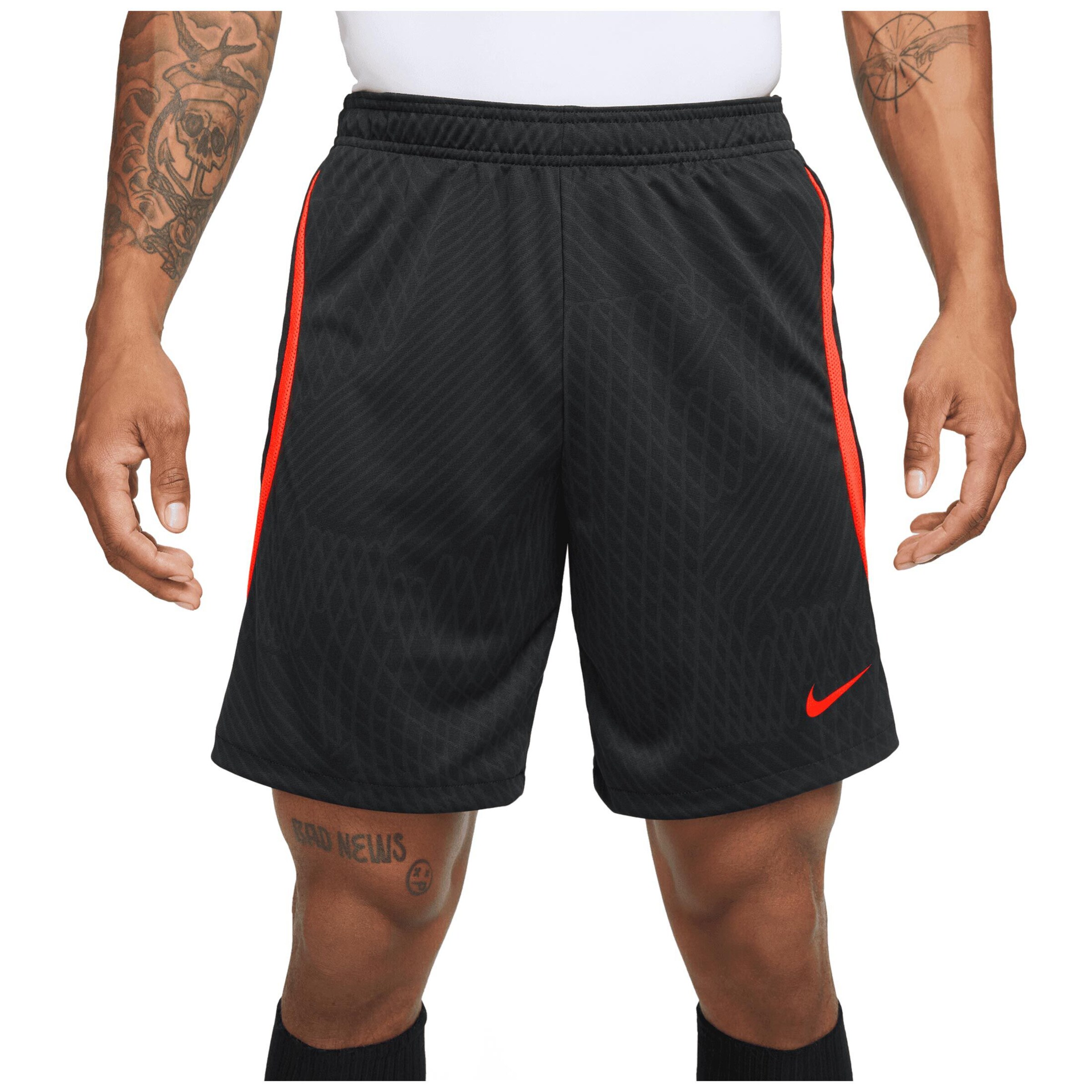 NIKE Loose fit Sports trousers 'Strike' in Black: front