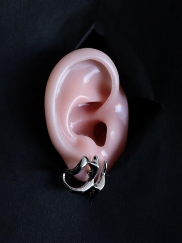 Nightini Earrings 'Skulpturale' in Silver