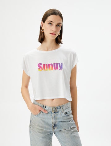 Koton Shirt in Wit: voorkant