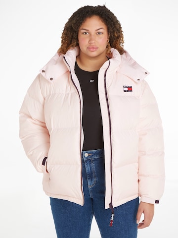 Tommy Jeans Curve Winter Jacket in Pink: front
