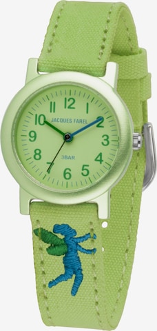 Jacques Farel Uhr in Green: front