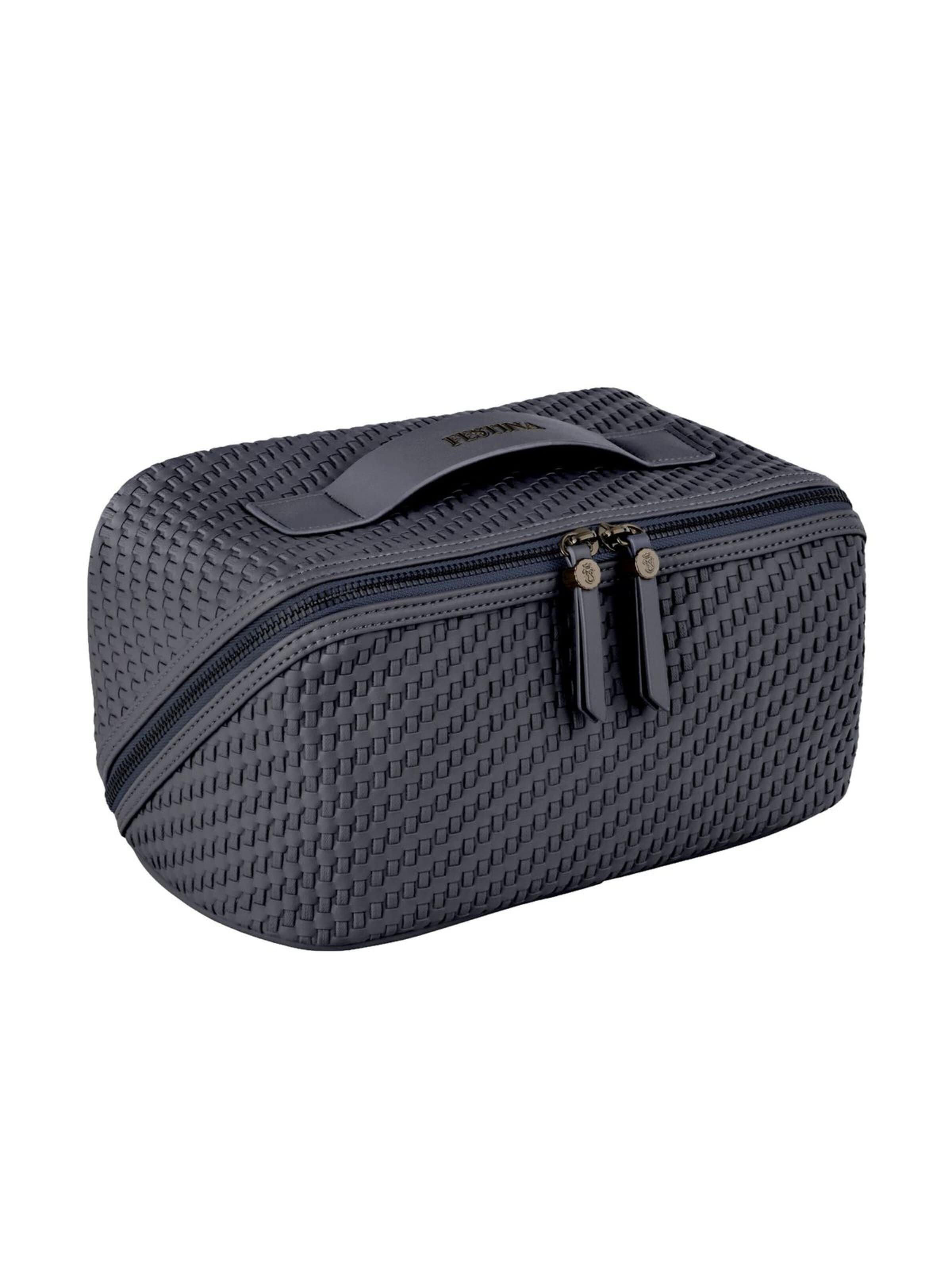 FESTINA Toilettas 'Toiletry Bag Interlace' in Grijs