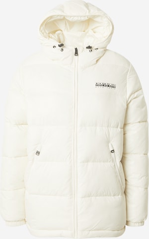 NAPAPIJRI Winter Jacket in White: front