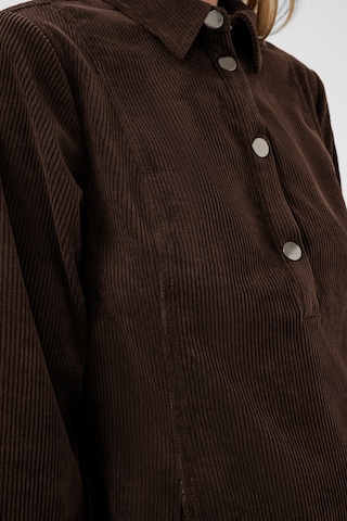 Cream Jurk 'CRCory' in Bruin