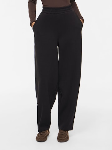 Barrel Pantaloni 'VIVera' di VILA in nero: frontale