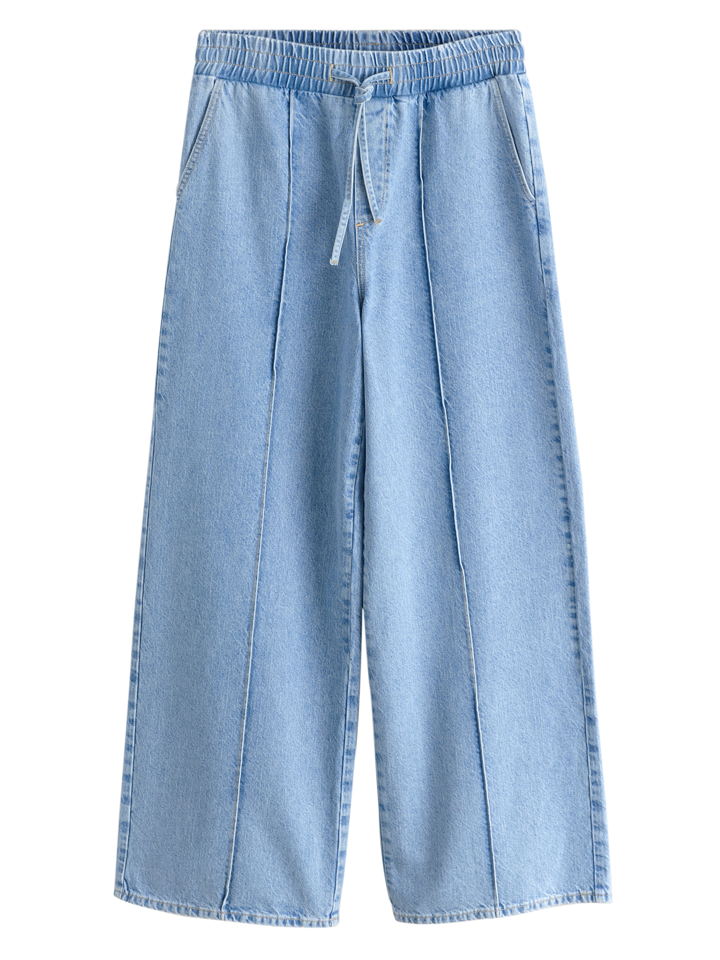 Next Wide leg Jeans in Blue: front