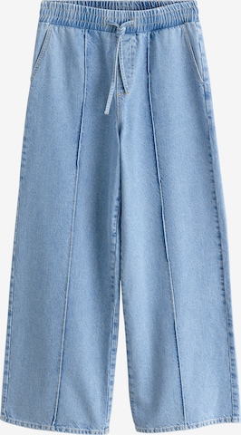 Wide leg Jeans de la Next pe albastru: față