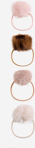 MANGO KIDS Haargummi 'POMPON' in Beige: Vorderseite