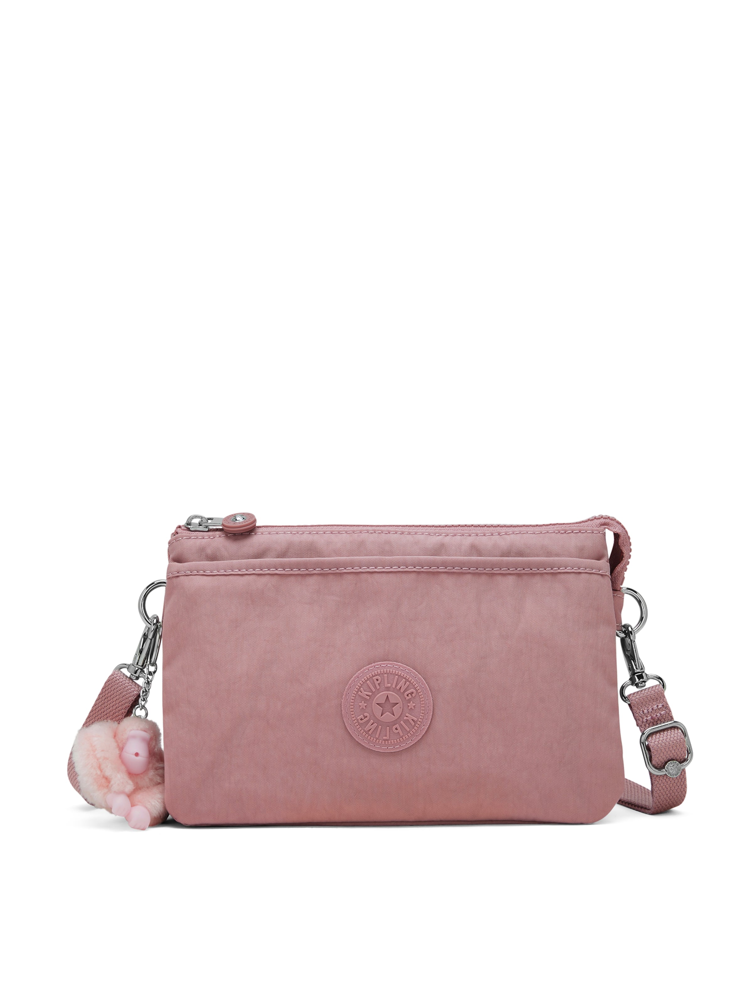 KIPLING Skuldertaske 'Riri' i pink: forside