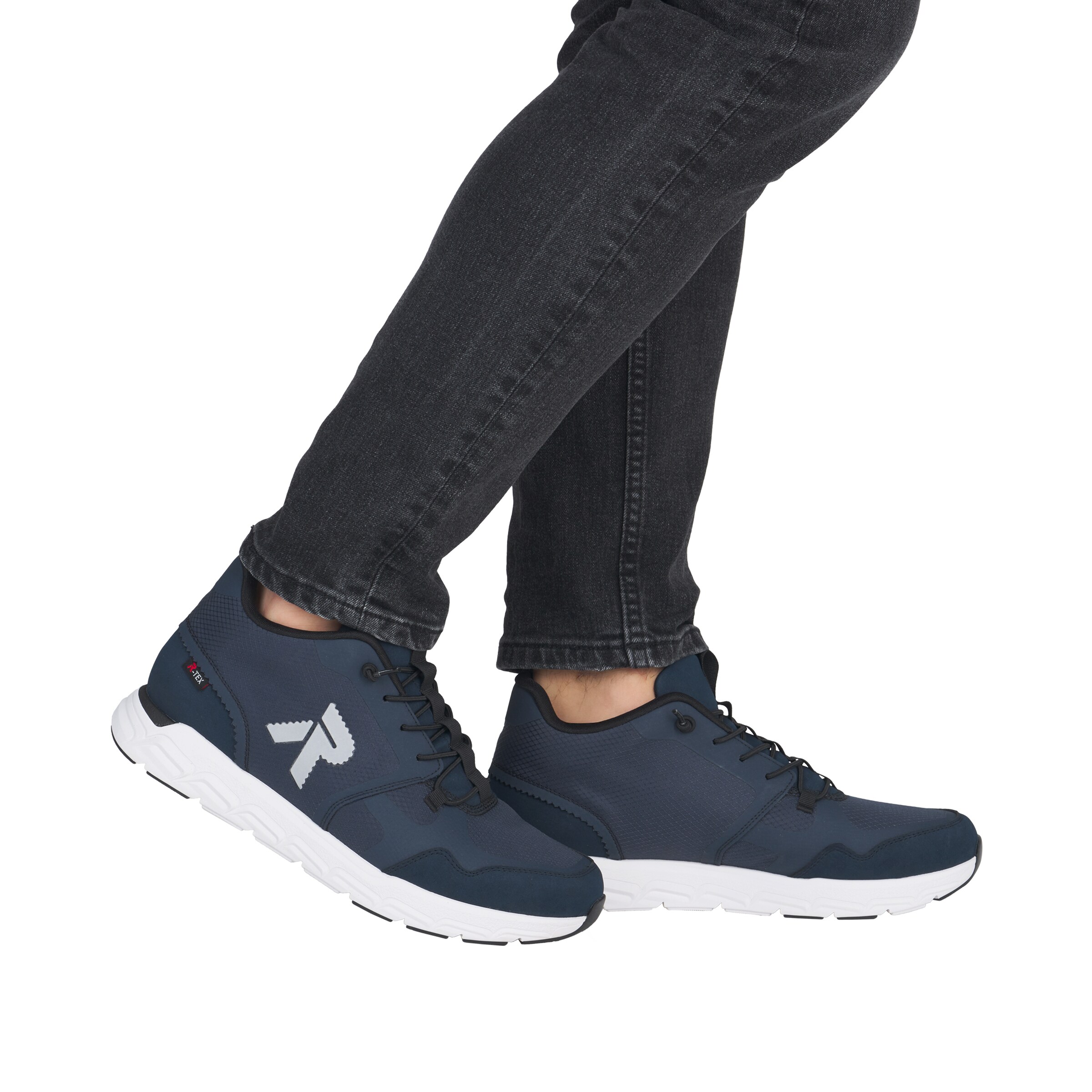 Baskets hautes Rieker en bleu