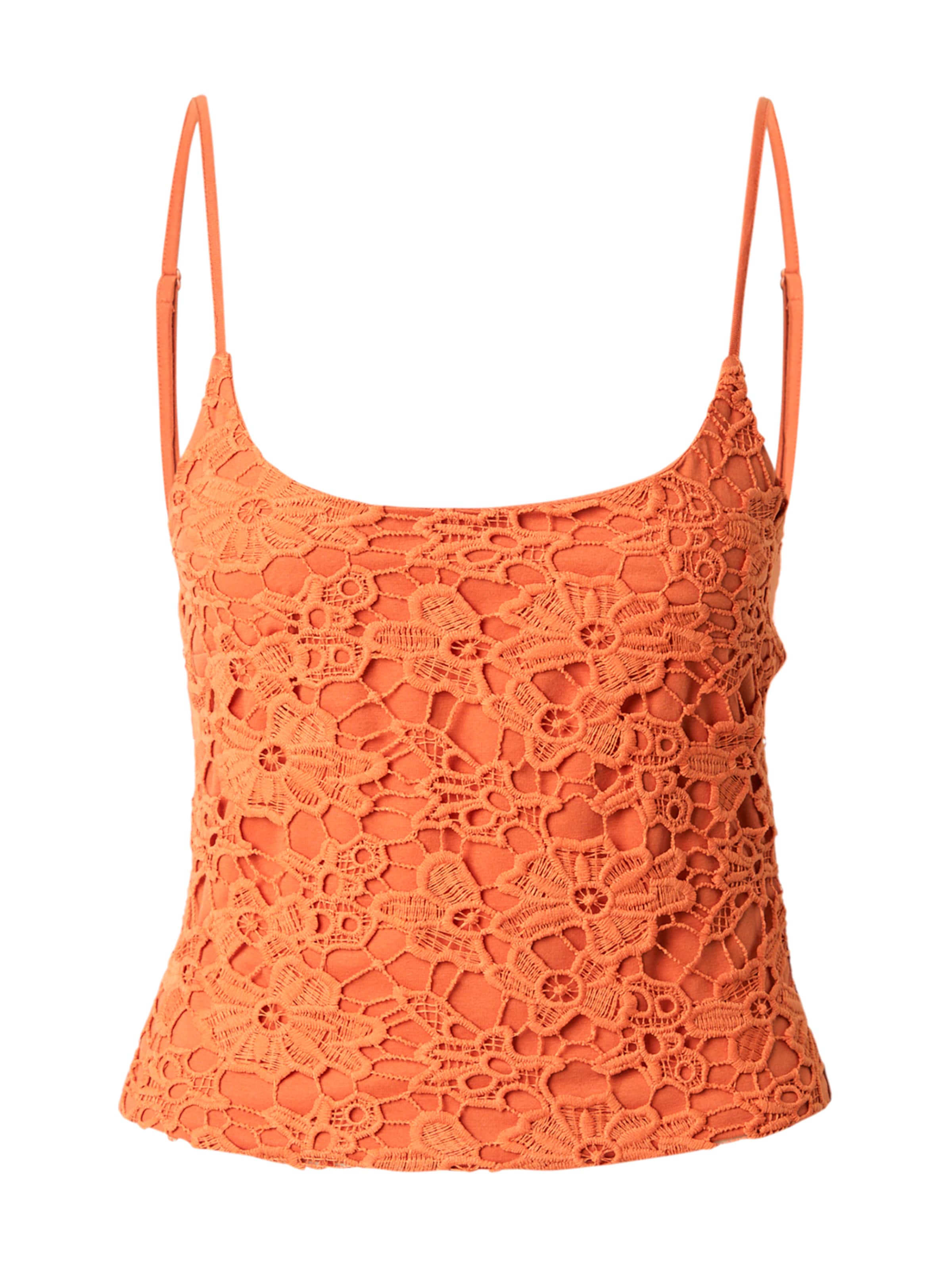 ABOUT YOU Topp 'Franja' i orange: framsida