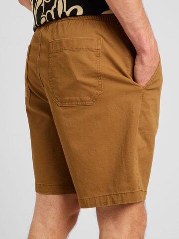 GAP Loose fit Trousers 'ESSENTIAL' in Brown