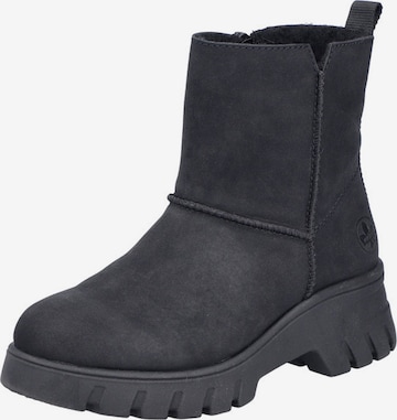 RiekerČizmice - crna boja: prednji dio