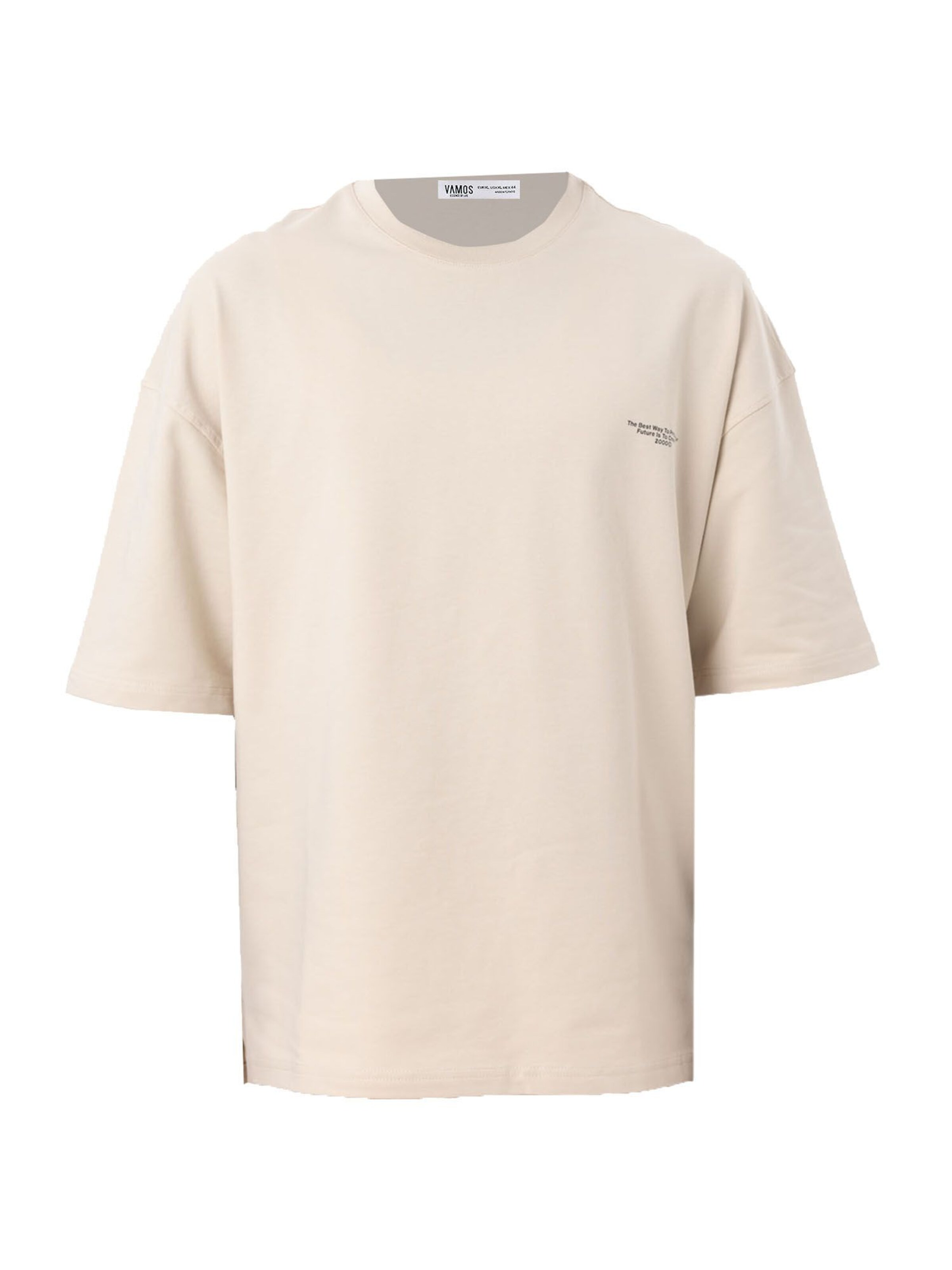 VAMOS CLO Majica | bež barva: sprednja stran