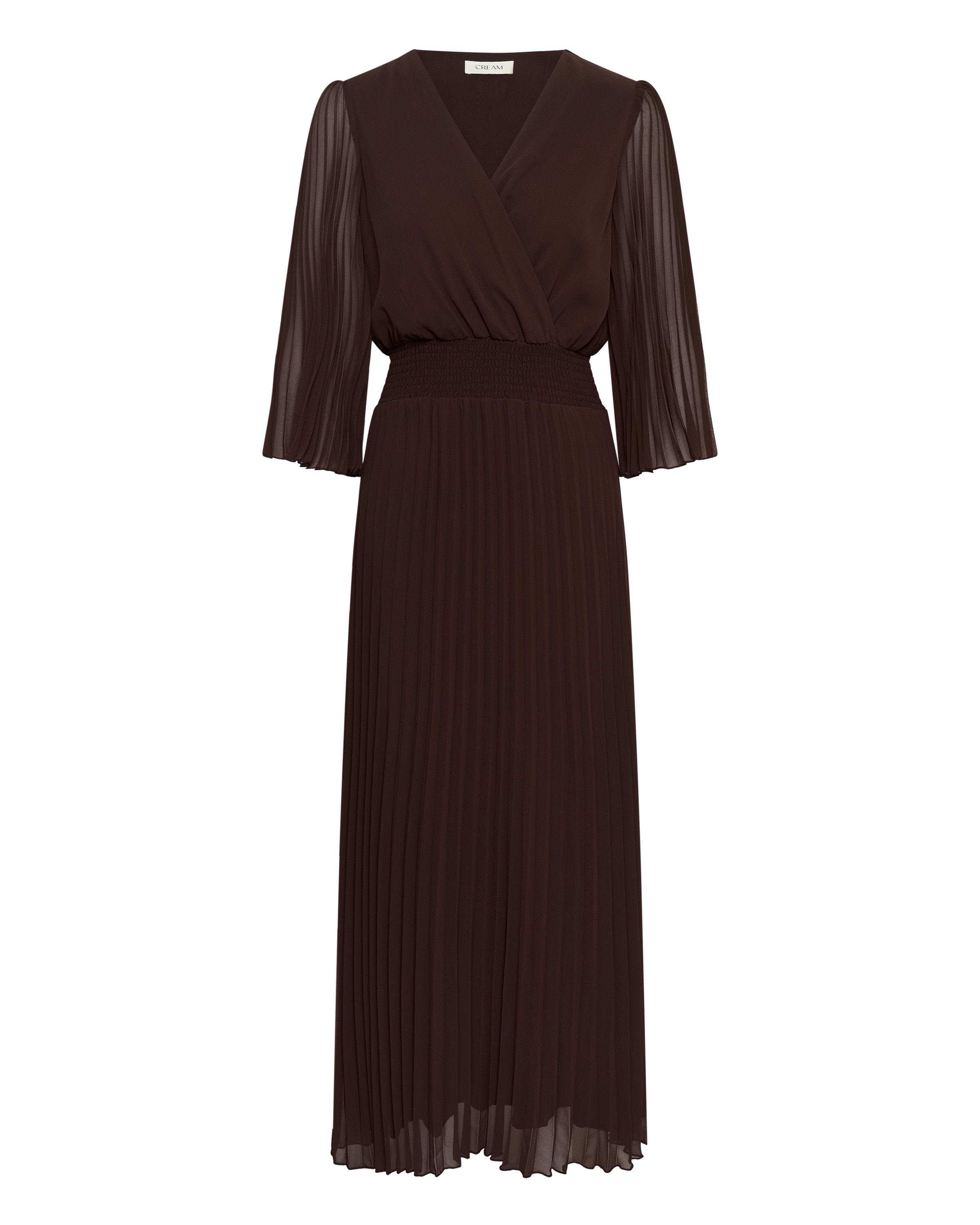 Cream Dress 'Aluna' in 34 in Dark brown, Item view