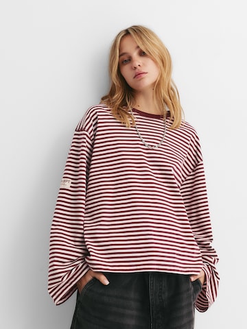 Pull&Bear Shirt 'PACIFIC' in Red: front