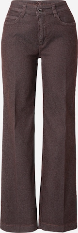 Wide Leg Jean à pince 'DREAM' MAC en marron : devant