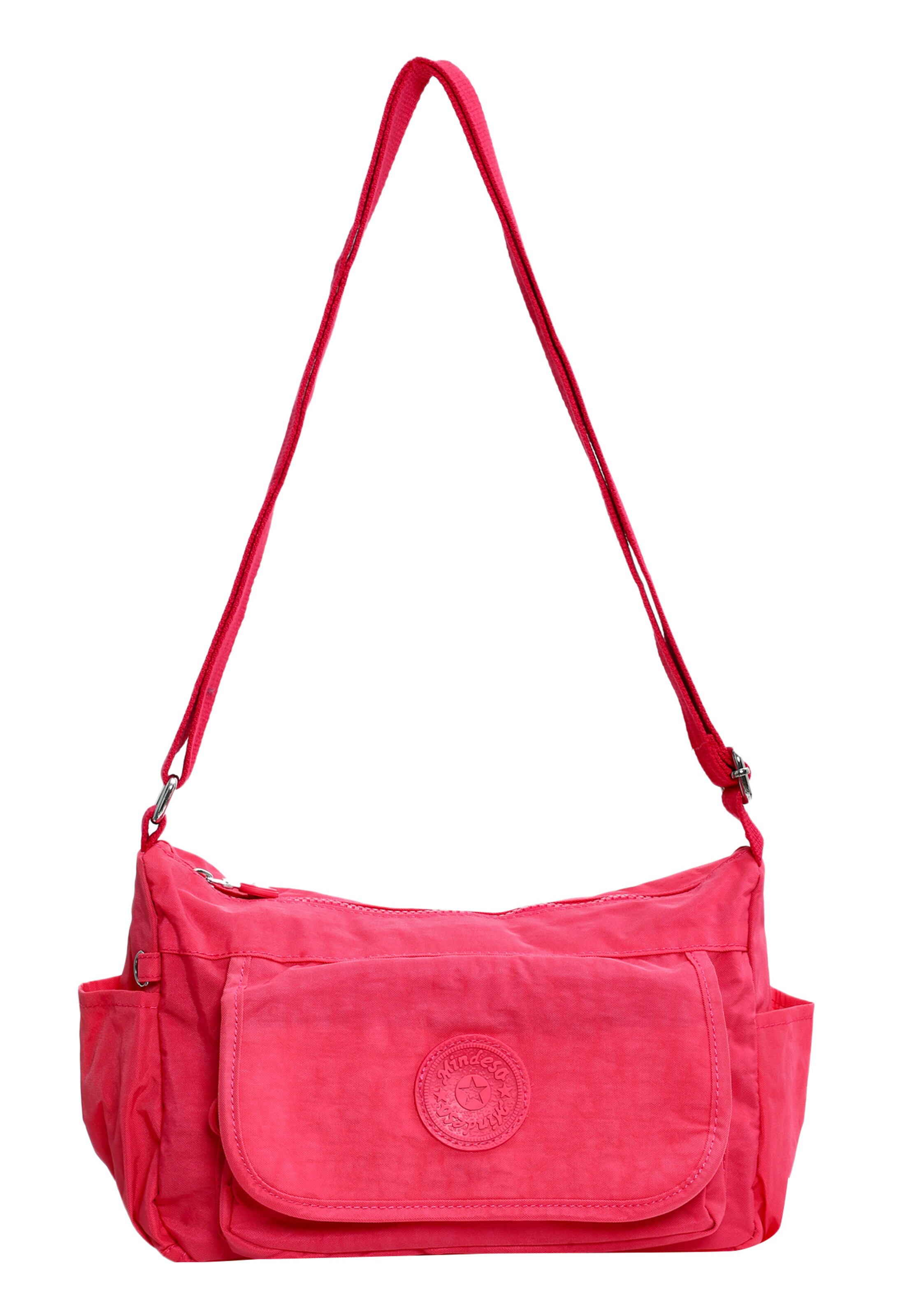 Mindesa - Mala de ombro em rosa: frente