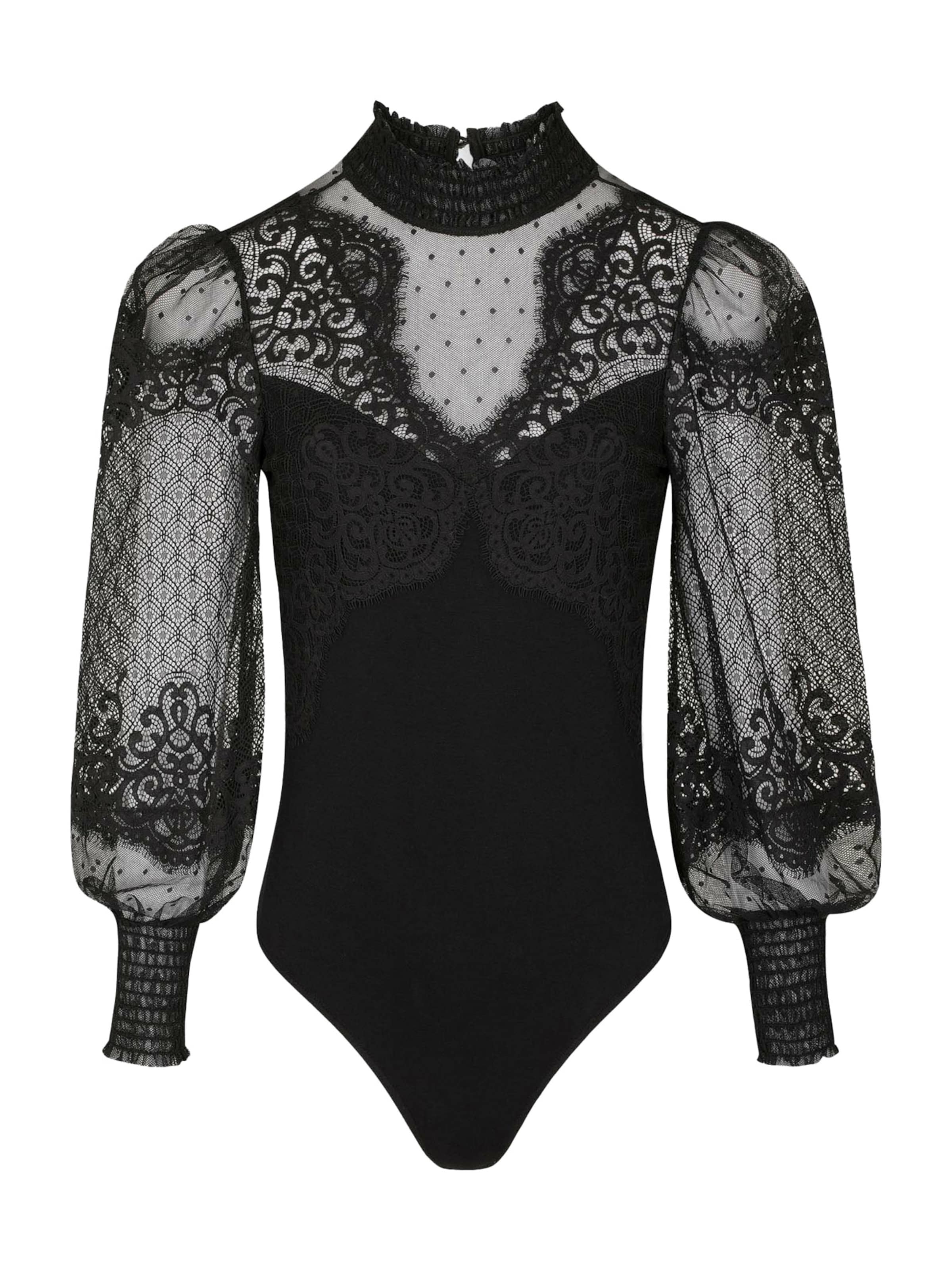 Morgan - Body de blusa 'TONA' en negro: frente