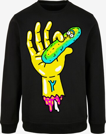 F4NT4STIC Sweatshirt in Zwart: voorkant