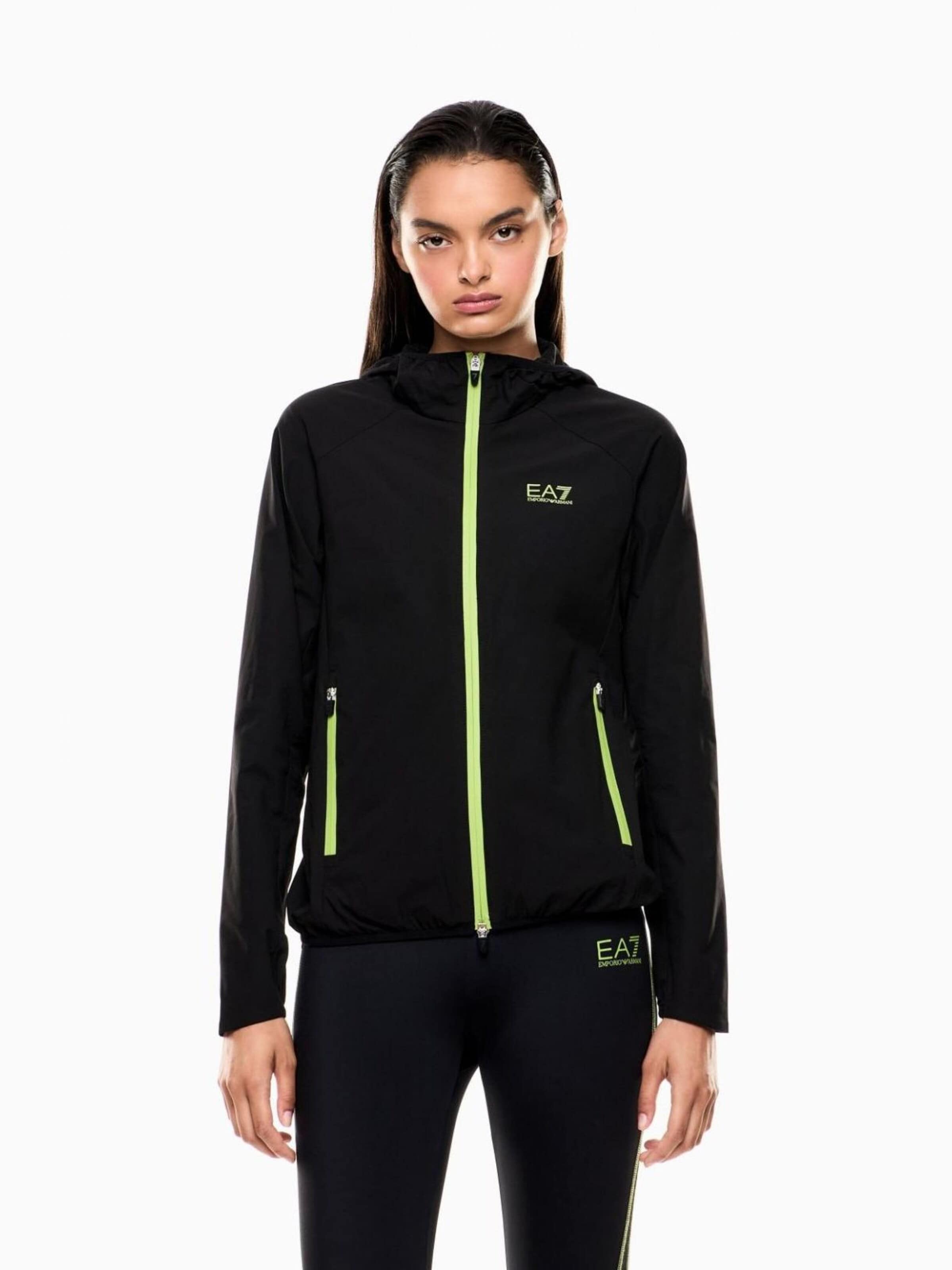 Emporio Armani Between-Season Jacket in Black: front