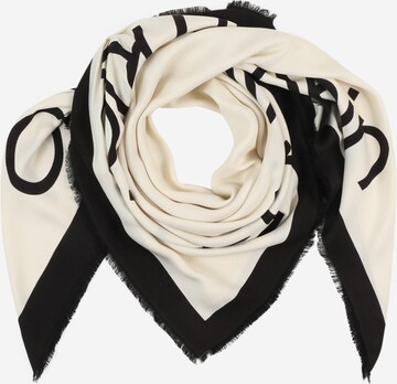 Foulard Calvin Klein en blanc : devant