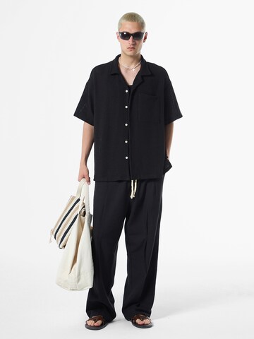 VAMOS CLO Comfort fit Overhemd in Zwart