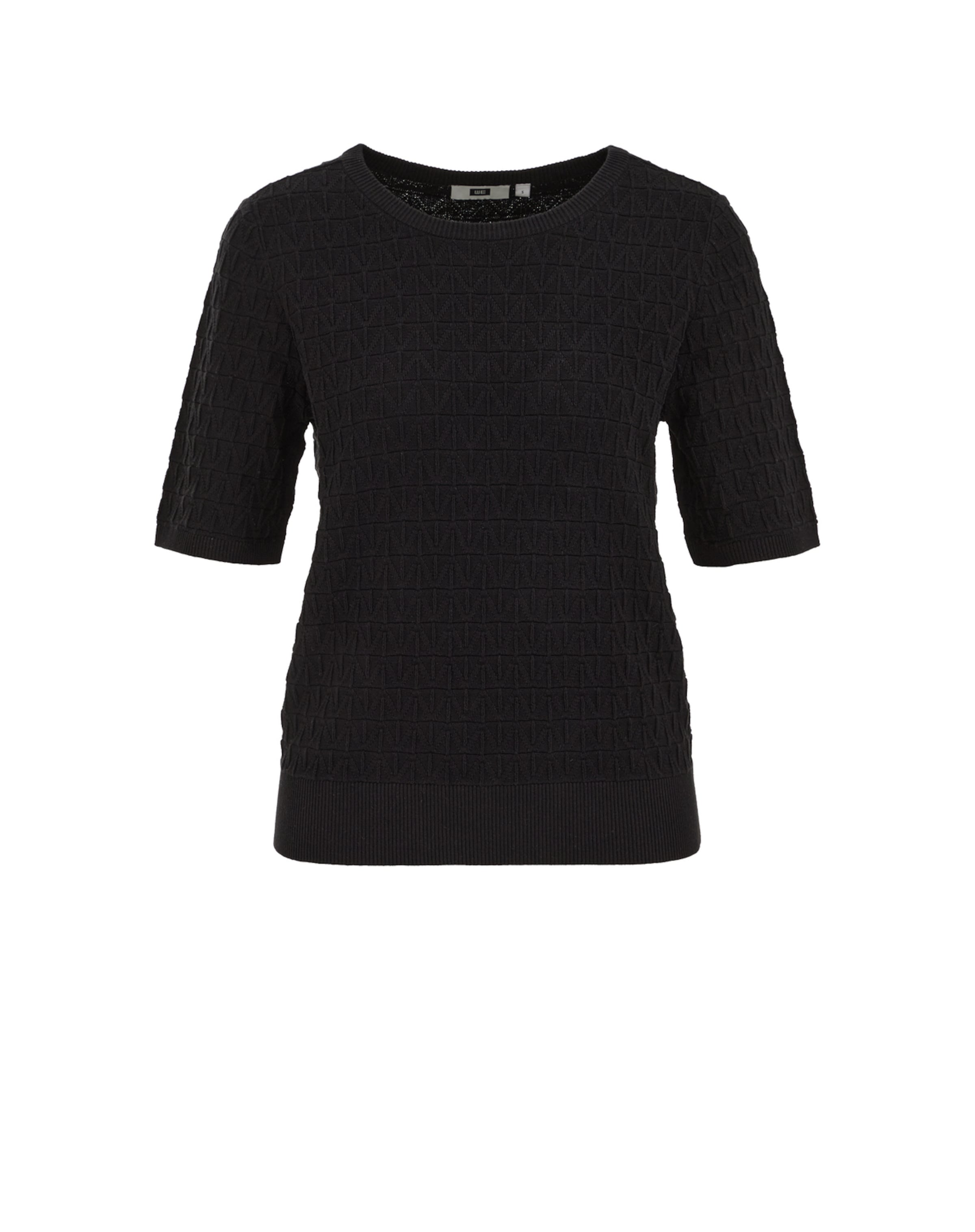 WE Fashion Свитер в Черный: спереди