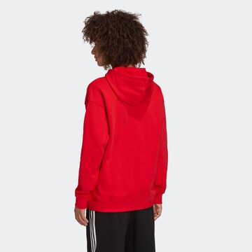 ADIDAS ORIGINALS Sweatshirt 'Adicolor Trefoil' in Rood