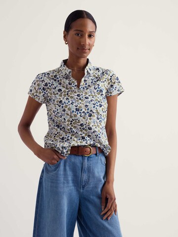 Seasalt Cornwall Blouse 'Rushmaker' in Groen: voorkant