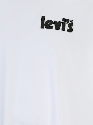 Levi's® Big & Tall Paita 'Relaxed Fit Tee' värissä valkoinen