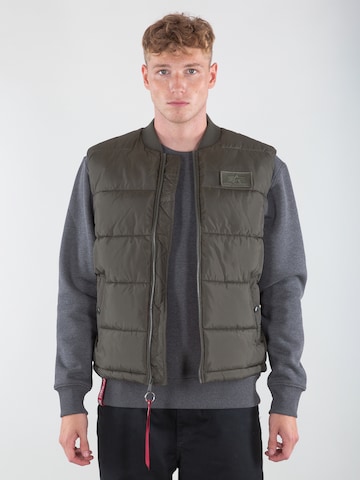 Gilet ALPHA INDUSTRIES en vert : devant