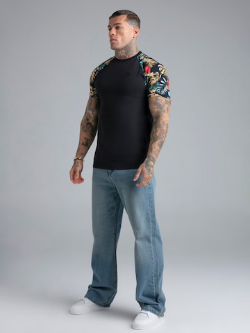 Maglietta di SikSilk in nero