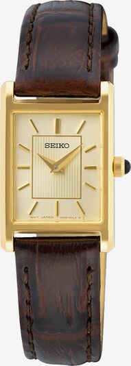 SEIKO Quarzuhr in braun / gold, Produktansicht