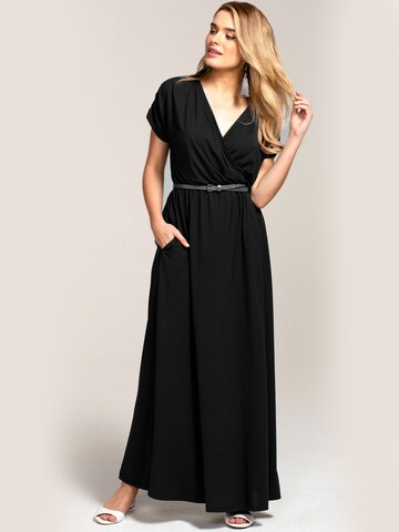 HotSquash Summer Dress in Black: front