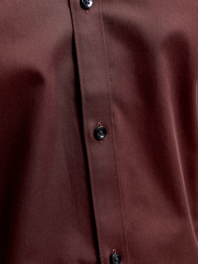Jack & Jones Premium Button Up Shirt 'JJPRParma' in S in Brown, Item view