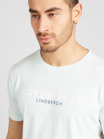 Lindbergh T-shirt 'Copenhagen' i blå