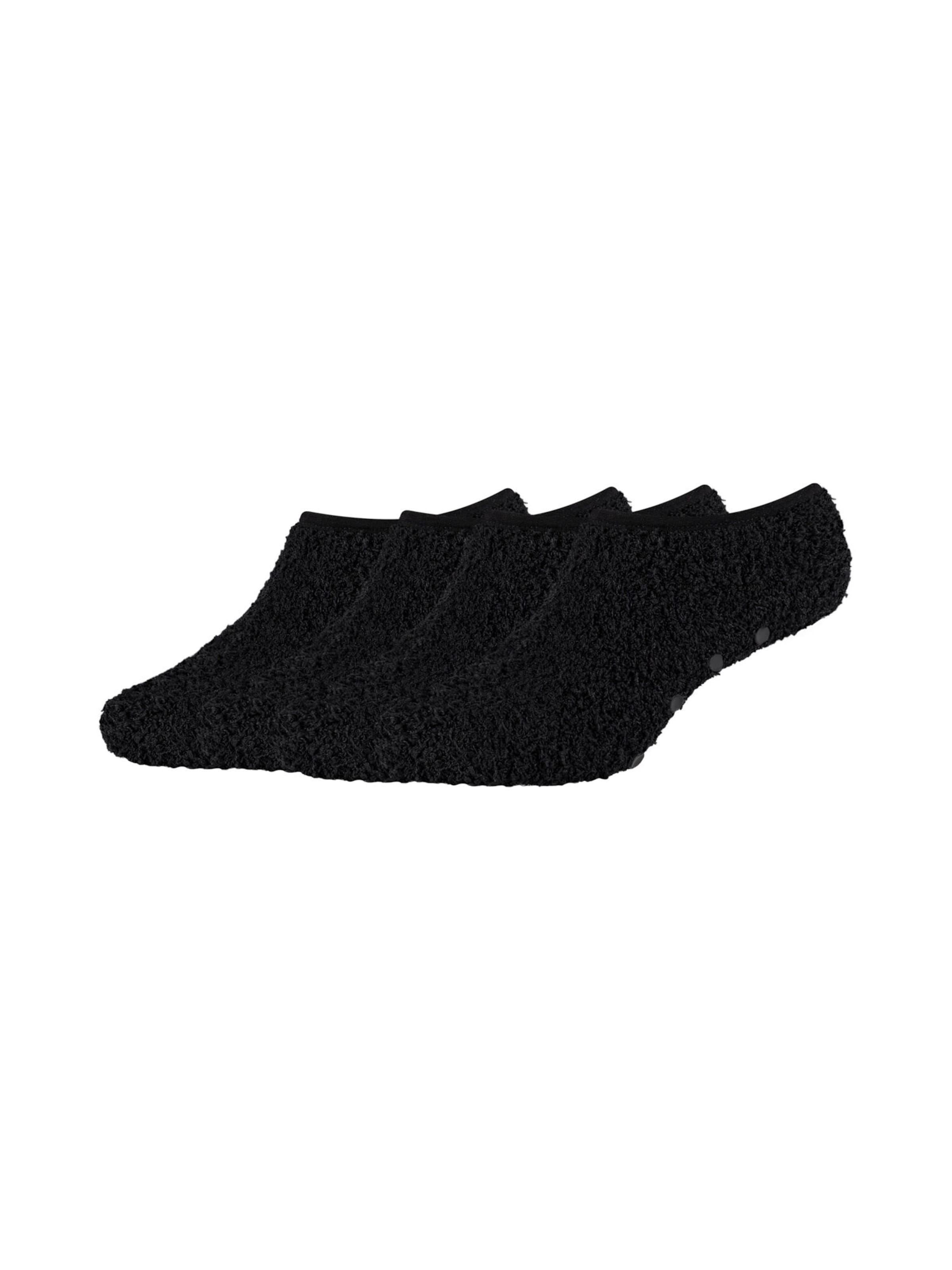 camano Socken in Schwarz: Vorderseite