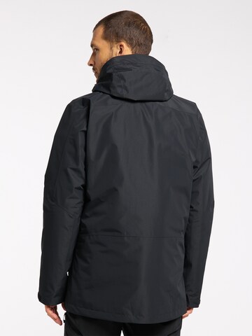 Haglöfs Outdoor jacket 'Älv 3-in-1 Down GTX' in Black