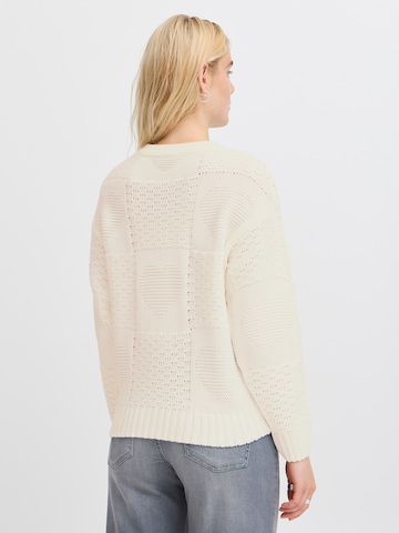 ICHI Pullover 'AGNETE' in Beige