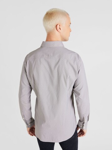 Slim fit Camicia 'HANK' di BOSS in grigio