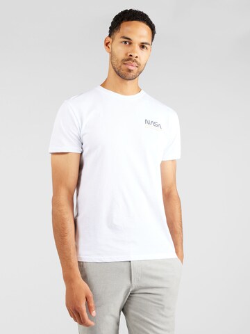 ALPHA INDUSTRIES Paita 'Skylab Nasa T' värissä valkoinen: etupuoli