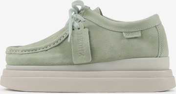 BRONX Moccasins ' Chunky-Wondery ' in Green: front