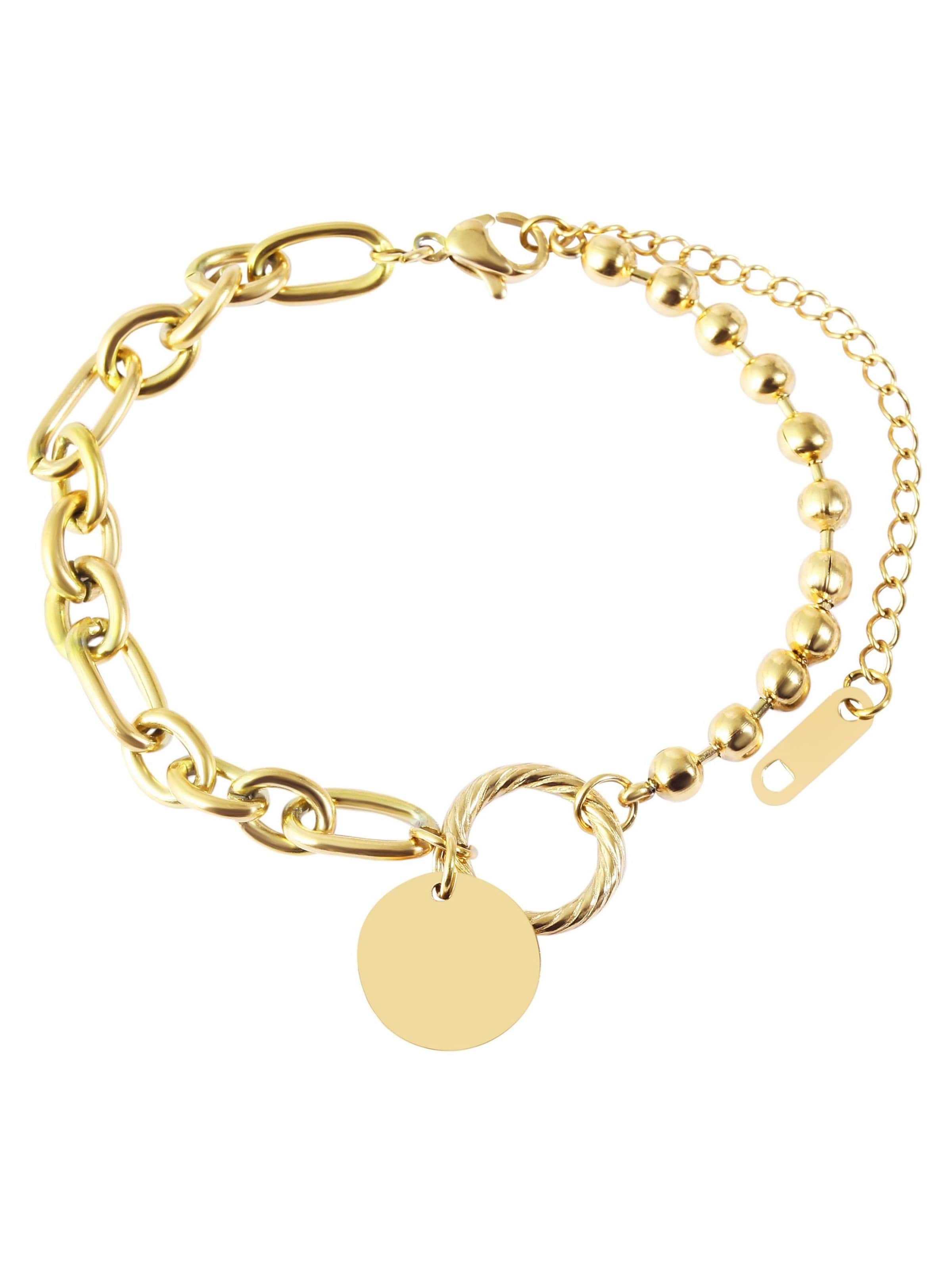 Akzent Bracelet 'Baiba, langlebig' in Gold