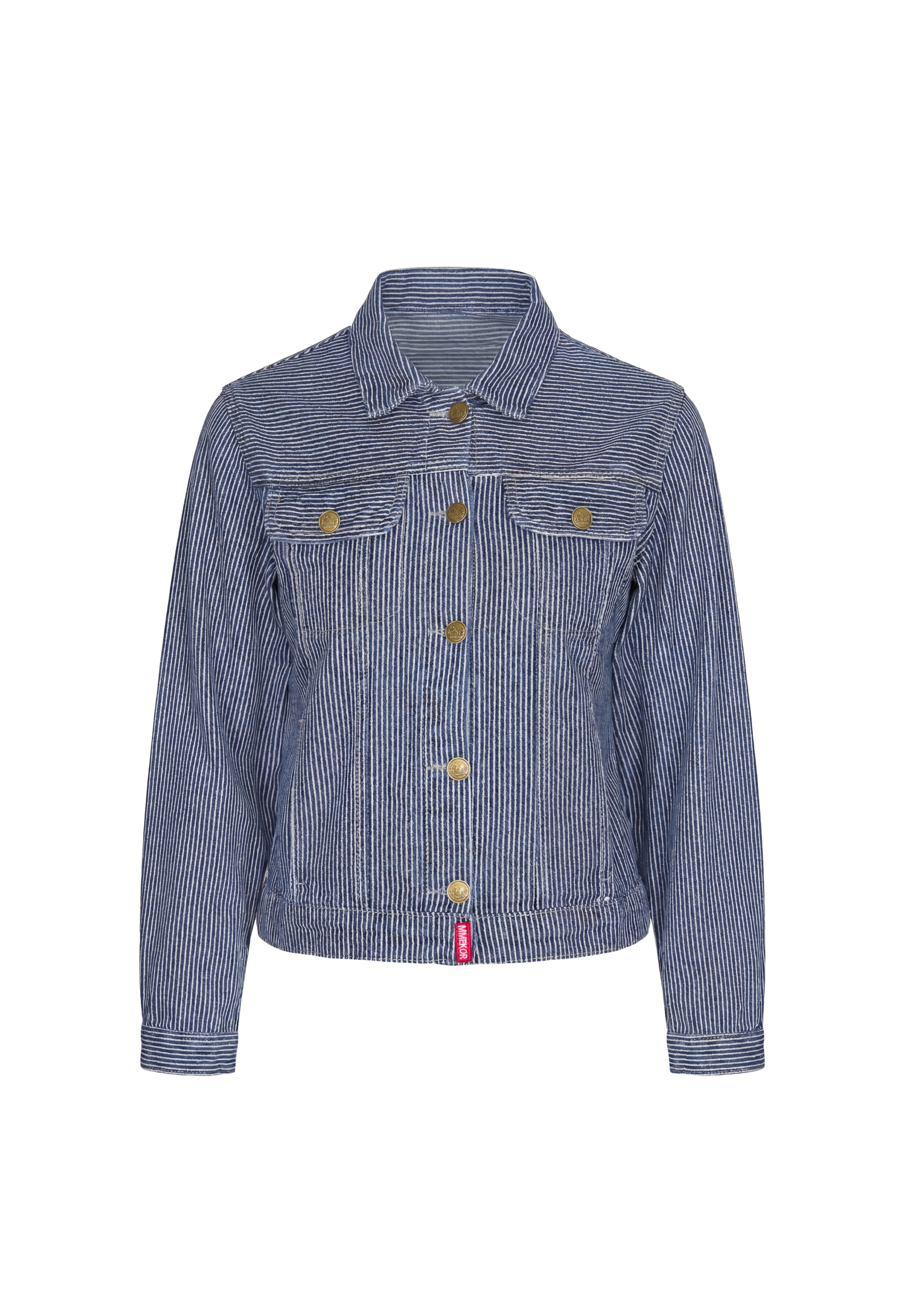 MYMO Tussenjas in Blauw: voorkant
