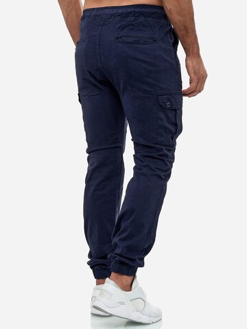 Tazzio Regular Cargohose '16610' in Blau