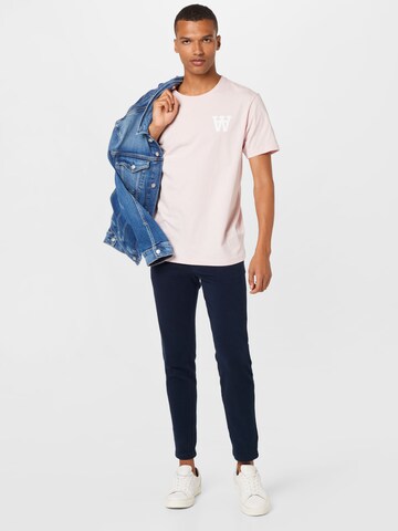 WOOD WOOD Shirt 'Ace' in Roze