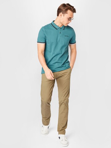 Regular Pantalon chino Ben Sherman en vert