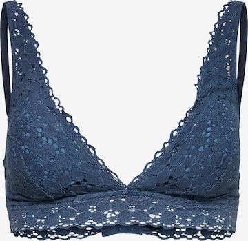 ONLY Triangle Bra in Blue: front